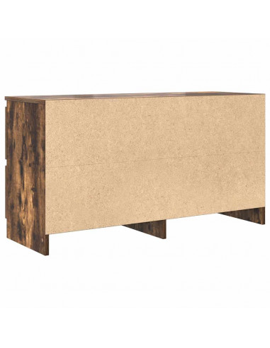 Mobile TV Rovere Fumo 100x35x54 cm in Legno Multistrato