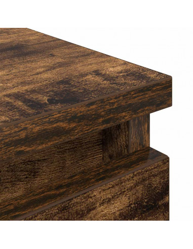 Mobile TV Rovere Fumo 100x35x54 cm in Legno Multistrato