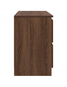 Mobile TV Rovere Marrone 100x35x54 cm in Legno Multistrato