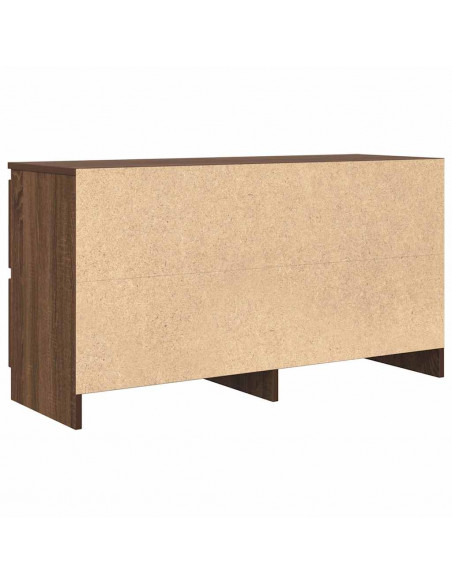 Mobile TV Rovere Marrone 100x35x54 cm in Legno Multistrato
