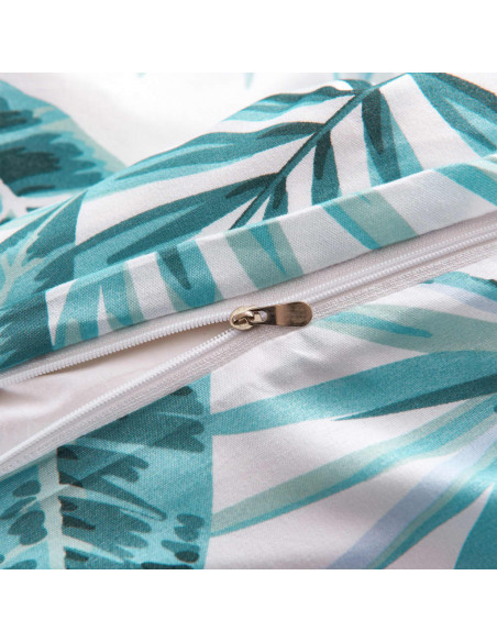 Set Copripiumino Foglie Verdi 140x200/60x70 cm