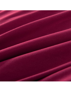 Set Copripiumino Rosso Bordò 155x220/80x80 cm 2