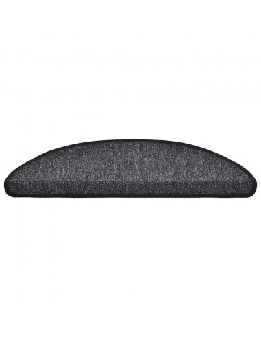 Tappetini per Scale 20 pz Antracite 56x17x3 cm