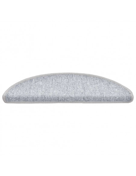 Tappetini per Scale 20 pz Grigio Chiaro 56x17x3 cm