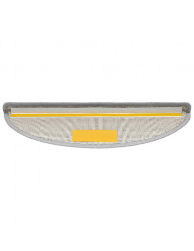 Tappetini per Scale 20 pz Grigio Chiaro 56x17x3 cm