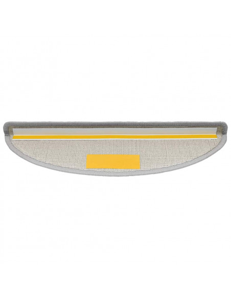 Tappetini per Scale 20 pz Grigio Chiaro 56x17x3 cm