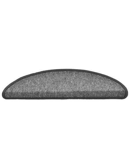 Tappetini per Scale 20 pz Grigio Scuro 56x17x3 cm