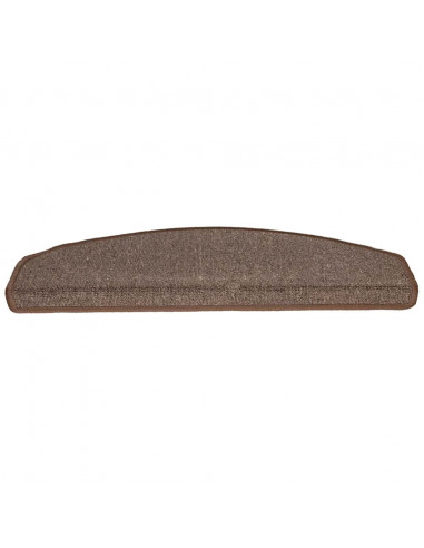 Tappetini per Scale 20 pz Marrone Caffè 65x24x4 cm