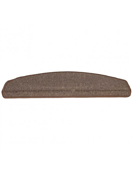 Tappetini per Scale 20 pz Marrone Caffè 65x24x4 cm
