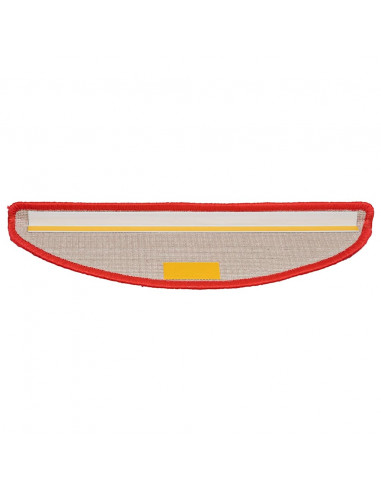 Tappetini per Scale 20 pz Rossi 56x17x3 cm