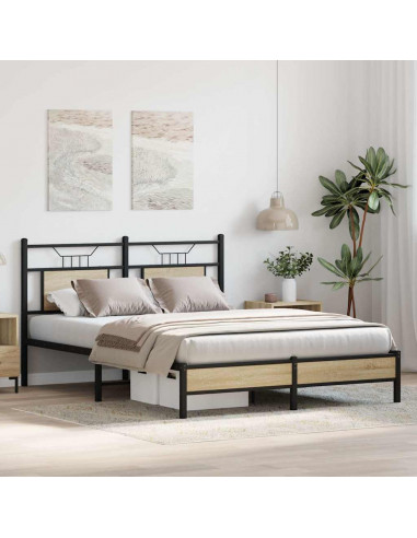 Giroletto senza Materasso Rovere Sonoma 150x200cm in Truciolato