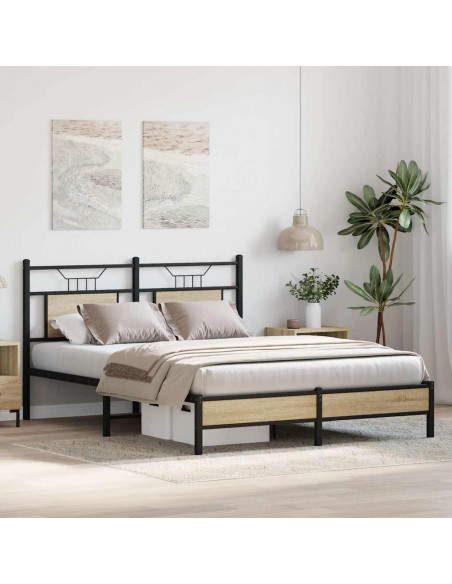 Giroletto senza Materasso Rovere Sonoma 150x200cm in Truciolato