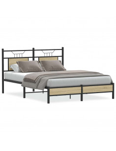 Giroletto senza Materasso Rovere Sonoma 140x190cm in Truciolato