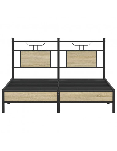 Giroletto senza Materasso Rovere Sonoma 140x190cm in Truciolato