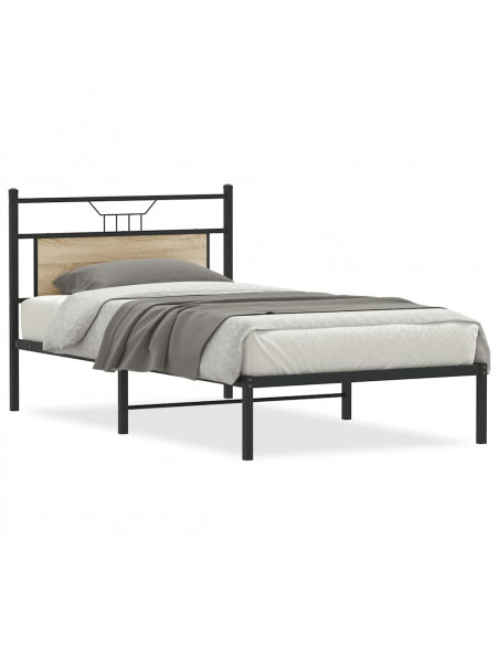 Giroletto senza Materasso Rovere Sonoma 107x203cm in Truciolato