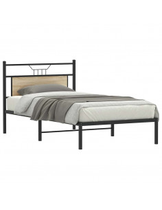 Giroletto senza Materasso Rovere Sonoma 107x203cm in Truciolato 2