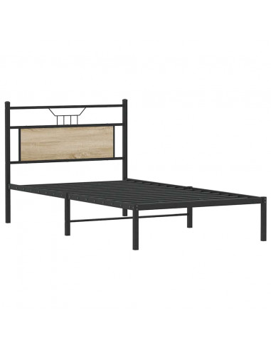 Giroletto senza Materasso Rovere Sonoma 107x203cm in Truciolato