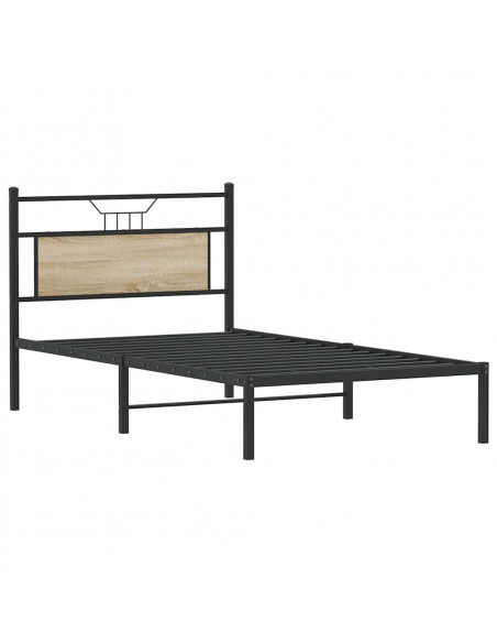 Giroletto senza Materasso Rovere Sonoma 107x203cm in Truciolato