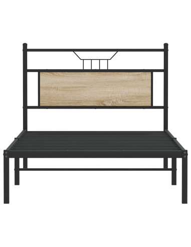 Giroletto senza Materasso Rovere Sonoma 107x203cm in Truciolato