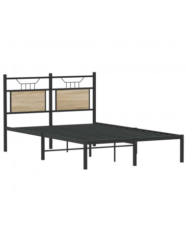 Giroletto senza Materasso Rovere Sonoma 120x190cm in Truciolato