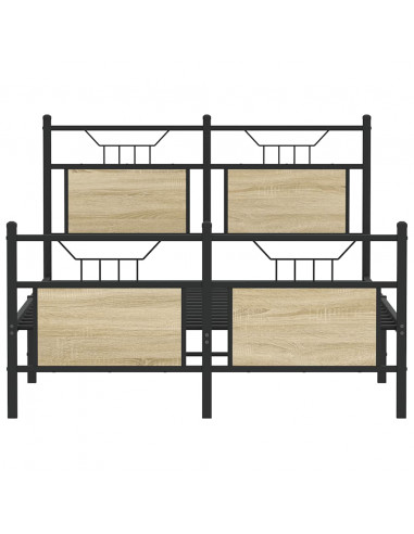 Giroletto senza Materasso Rovere Sonoma 120x190cm in Truciolato