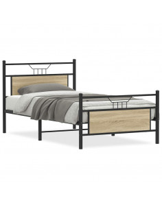 Giroletto senza Materasso Rovere Sonoma 107x203cm in Truciolato