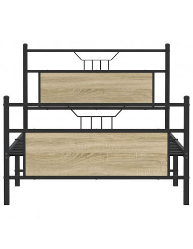 Giroletto senza Materasso Rovere Sonoma 107x203cm in Truciolato