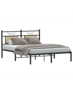 Giroletto senza Materasso Rovere Sonoma 137x190cm in Truciolato 2