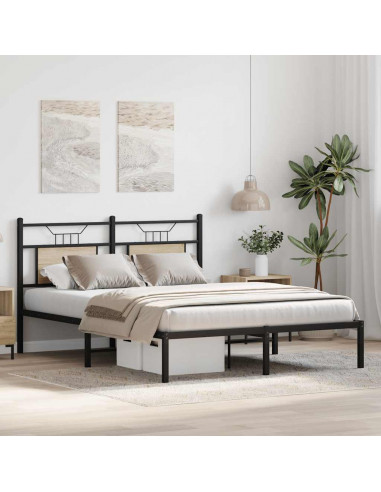 Giroletto senza Materasso Rovere Sonoma 137x190cm in Truciolato