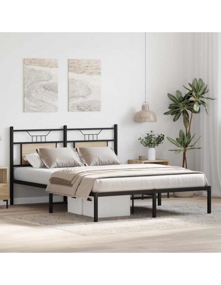 Giroletto senza Materasso Rovere Sonoma 137x190cm in Truciolato