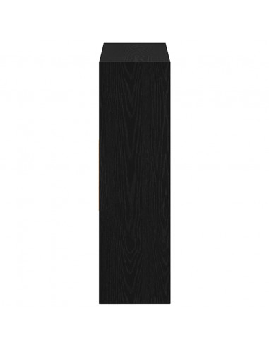 Libreria Rovere Nero 97,5x29,5x100 cm in Legno Multistrato