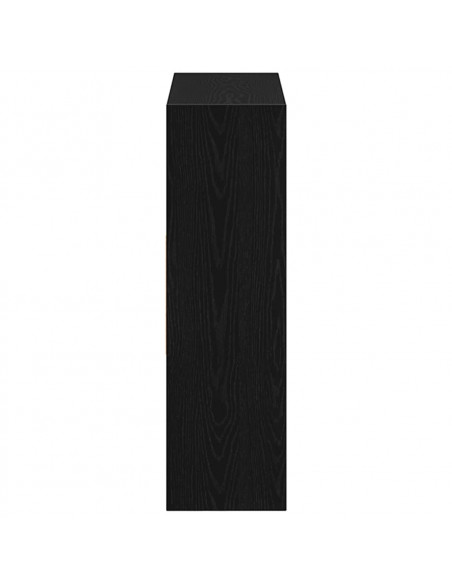 Libreria Rovere Nero 97,5x29,5x100 cm in Legno Multistrato