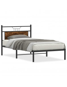 Giroletto senza Materasso Rovere Fumo 107x203 cm in Truciolato