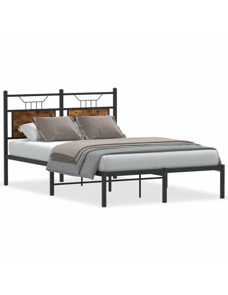 Giroletto senza Materasso Rovere Fumo 120x190 cm in Truciolato
