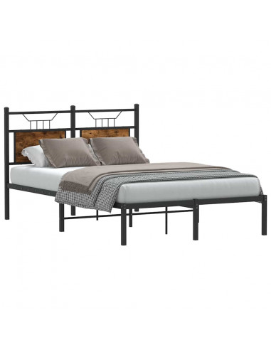 Giroletto senza Materasso Rovere Fumo 120x190 cm in Truciolato