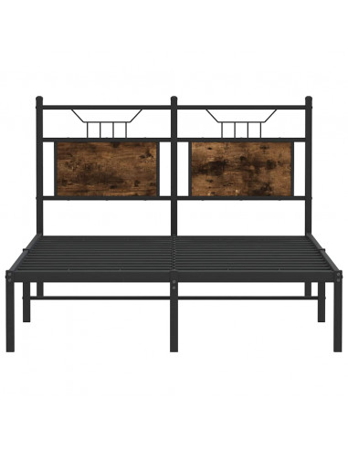 Giroletto senza Materasso Rovere Fumo 120x190 cm in Truciolato