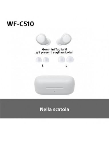 CUFFIE IN-EAR TRUE WRLS BIANCO