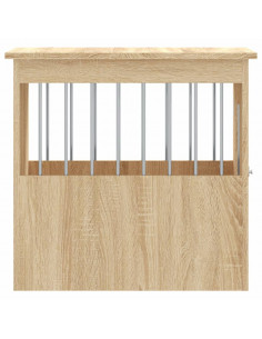 Gabbia Cani da Arredamento Rovere Sonoma 45x62x59cm Multistrato 2