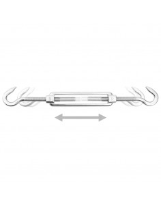 Set Accessori per Vela Parasole 12 pz in Acciaio Inossidabile 2