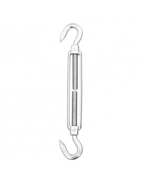 Set Accessori per Vela Parasole 12 pz in Acciaio Inossidabile