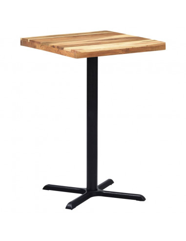 Gamba per Tavolino da Bar Nero 76x76x107cm in Ghisa