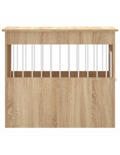 Gabbia Cani da Arredamento Rovere Sonoma 55x80x68cm Multistrato 2