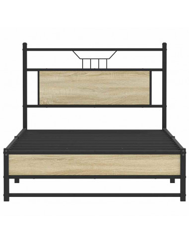 Giroletto senza Materasso Rovere Sonoma 100x190cm in Truciolato