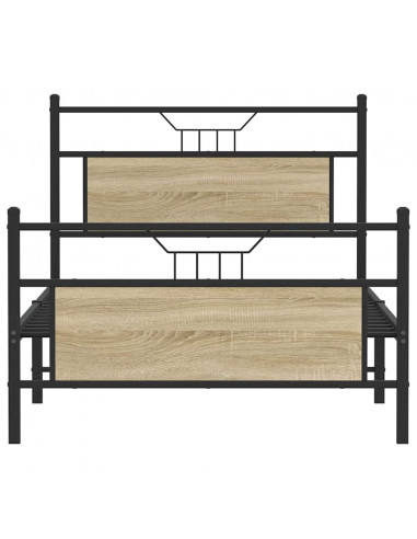 Giroletto senza Materasso Rovere Sonoma 100x200cm in Truciolato