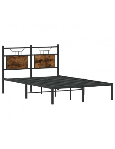 Giroletto senza Materasso Rovere Fumo 120x200 cm in Truciolato