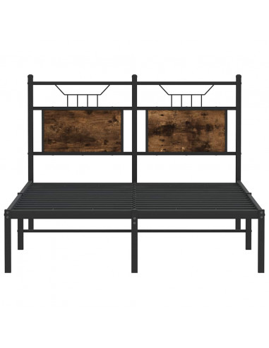 Giroletto senza Materasso Rovere Fumo 120x200 cm in Truciolato