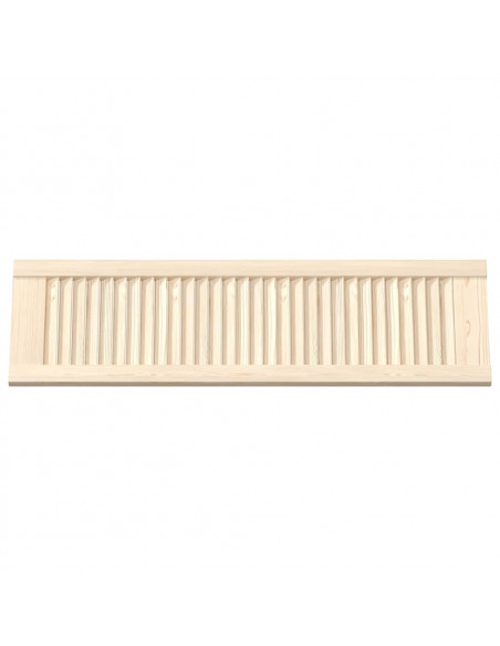 Ante con Design a Lamelle 4 pz 99x29,5 cm in Legno di Pino