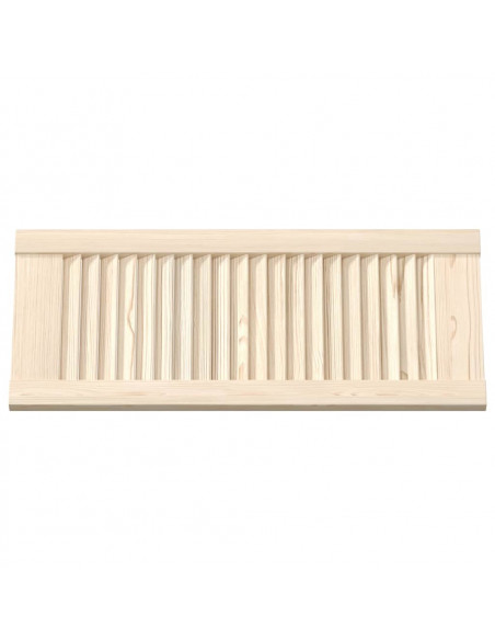 Ante con Design a Lamelle 4 pz 69x29,5 cm in Legno di Pino
