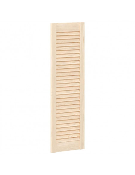 Ante con Design a Lamelle 4 pz 99x29,5 cm in Legno di Pino