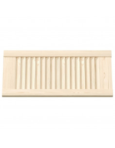 Ante con Design a Lamelle 4 pz 61,5x29,5 cm in Legno di Pino